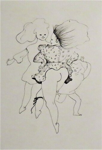 Les petites filles modèles IV by Leonor Fini, Print for Sale on Singulart