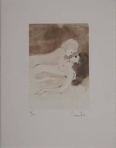 Les amants, Gravure originale signée by Leonor Fini, Print for Sale on Singulart