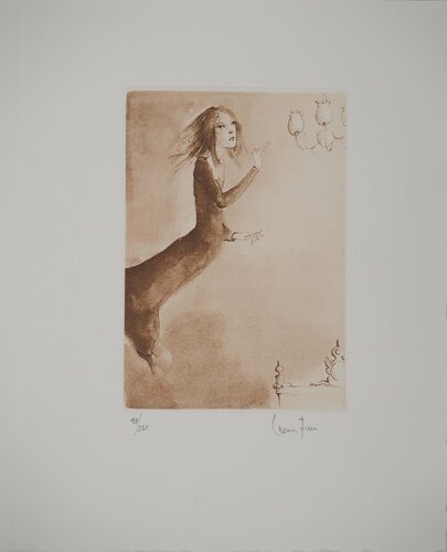 Femme au lustre, Gravure originale signée by Leonor Fini, Print for Sale on Singulart