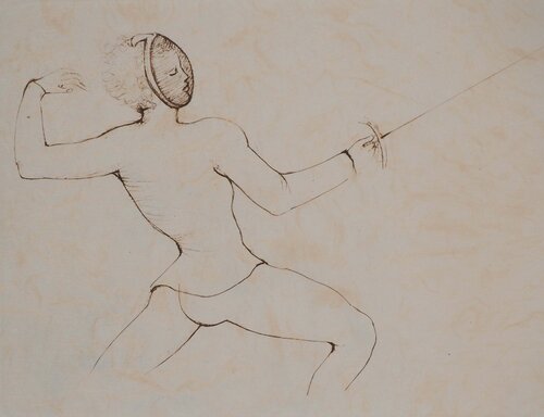 L'escrimeur by Leonor Fini, Print for Sale on Singulart