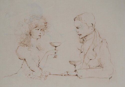 Diner galant by Leonor Fini, Print for Sale on Singulart