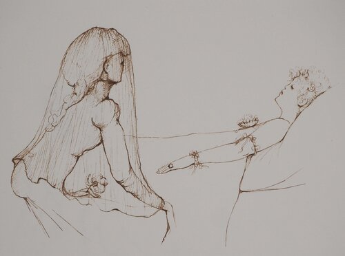 Au chevet by Leonor Fini, Print for Sale on Singulart