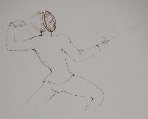 L'escrimeur by Leonor Fini, Print for Sale on Singulart