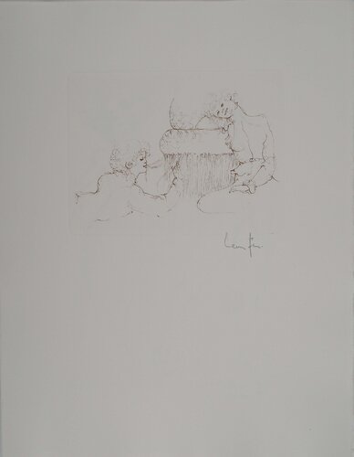 Repos au salon van Leonor Fini, Afdruk te koop op Singulart