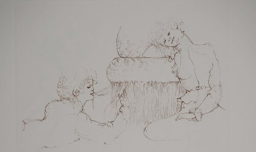 Repos au salon by Leonor Fini, Print for Sale on Singulart