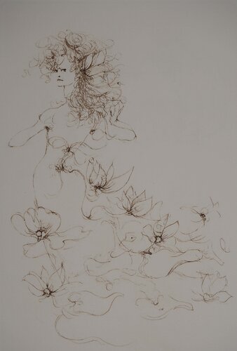 Robe en fleurs by Leonor Fini, Print for Sale on Singulart