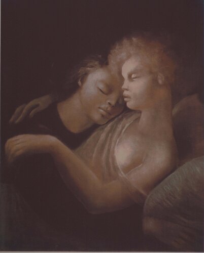Les amoureux van Leonor Fini, Afdruk te koop op Singulart