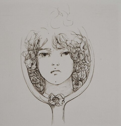 Femme au miroir de Leonor Fini, Impresión a la venta en Singulart