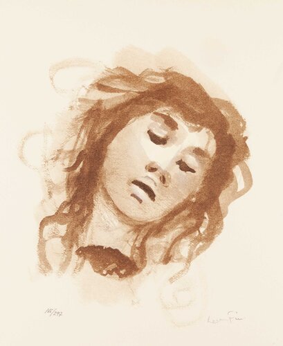 絵画　［少女図・工芸図］レオノール・フィニ　工芸画・額装・前面ガラス どこで 買える かホビー・楽器・アート - 絵画 ［少女図・工芸図