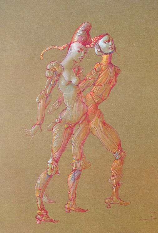 Roméo et Juliette amants Leonor Fini