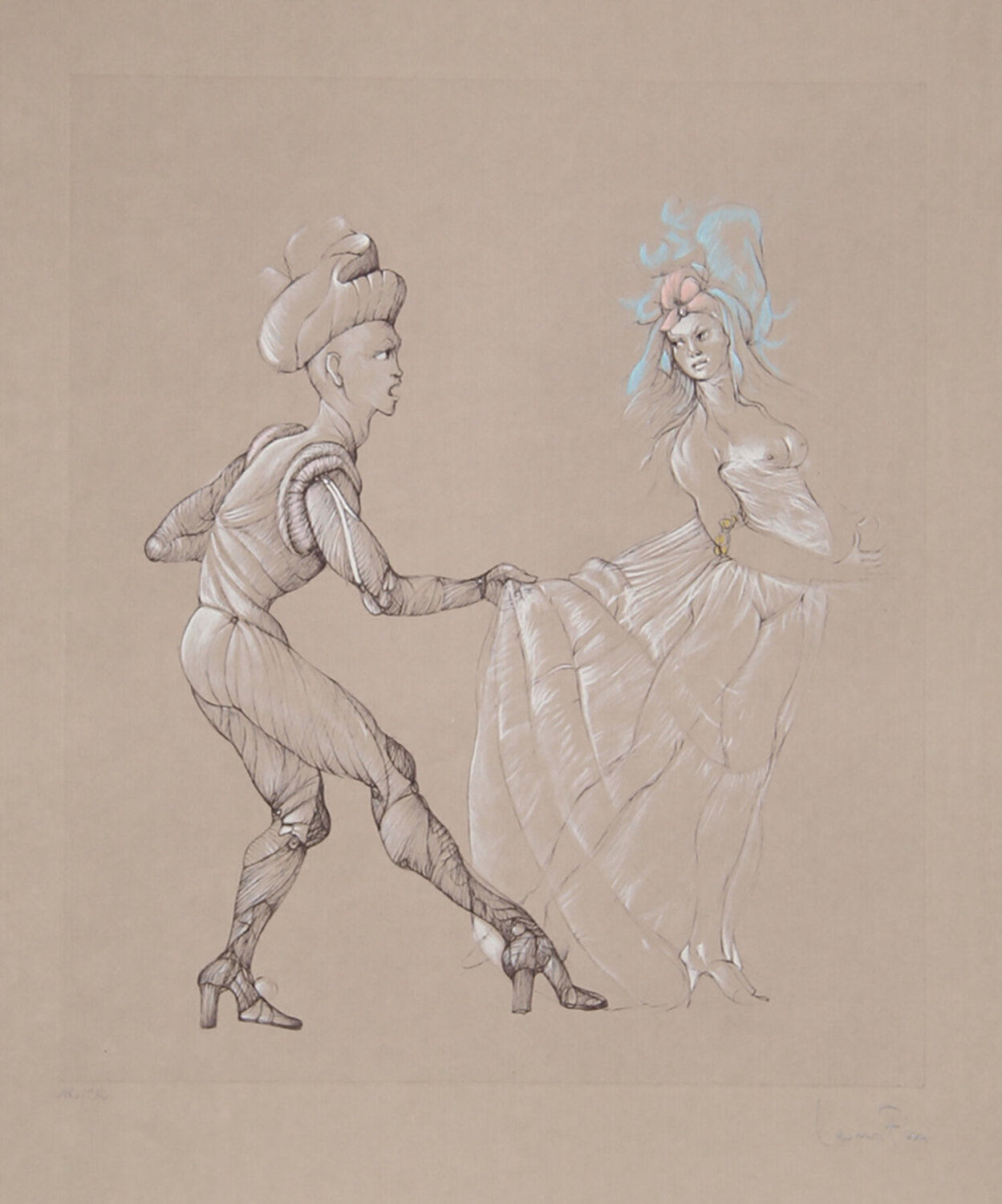 Untitled IV Leonor Fini Stampa in vendita