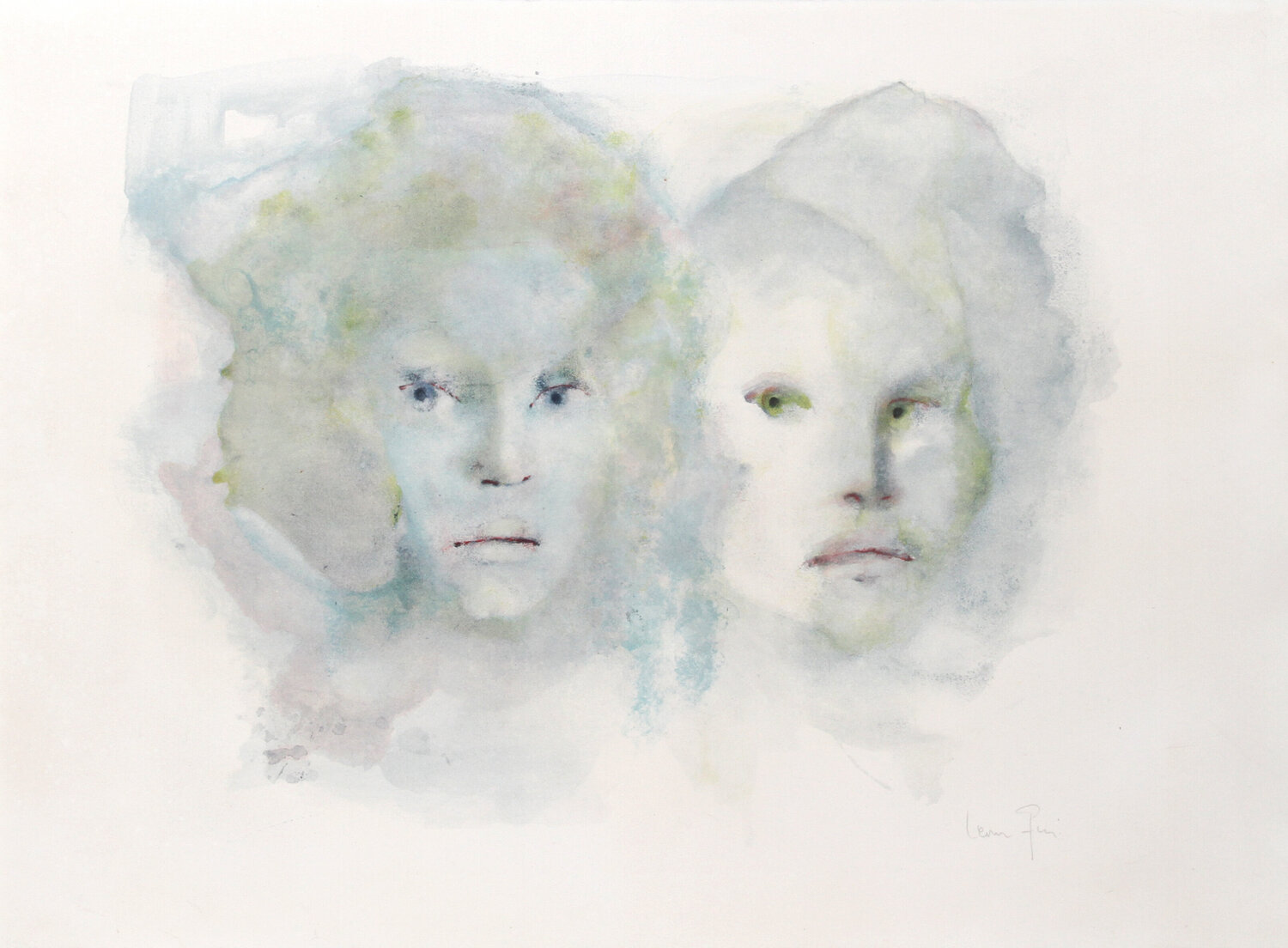 Two Faces Leonor Fini Stampa in vendita