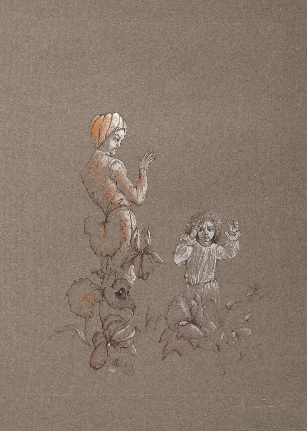Mother and Child Leonor Fini Stampa in vendita