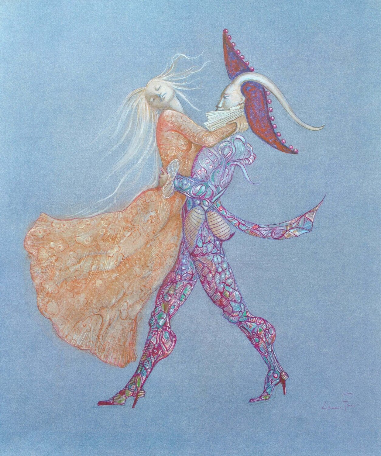 Roméo et Juliette Leonor Fini Print for sale