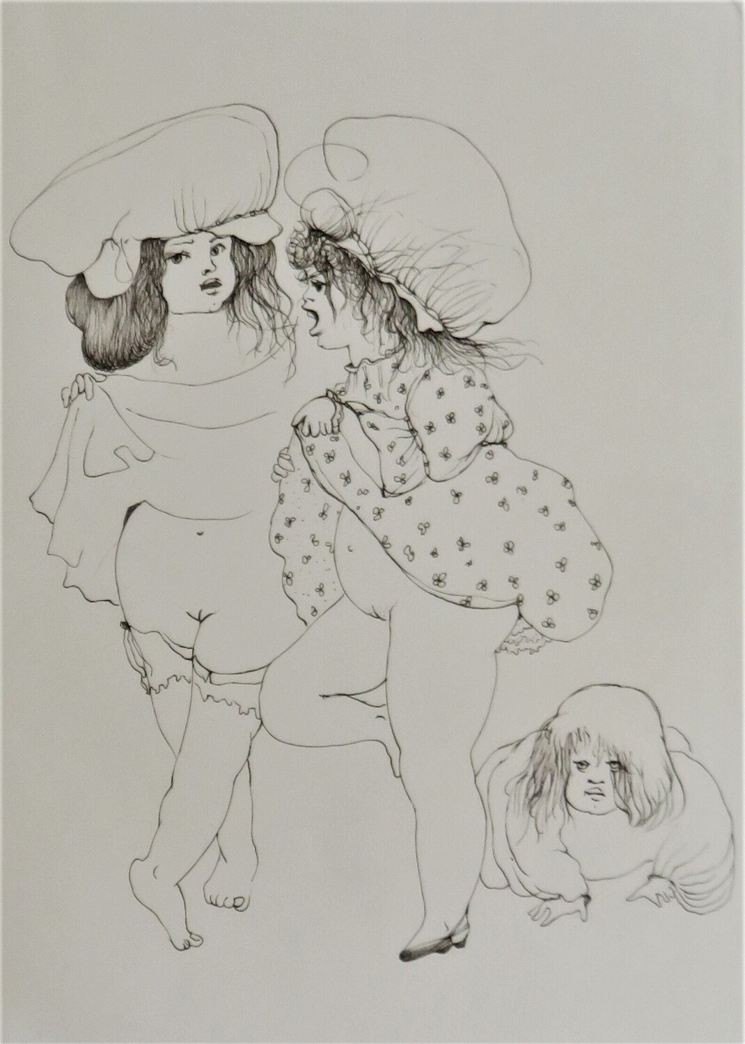 Les petites filles modèles XI Leonor Fini Druck zu verkaufen