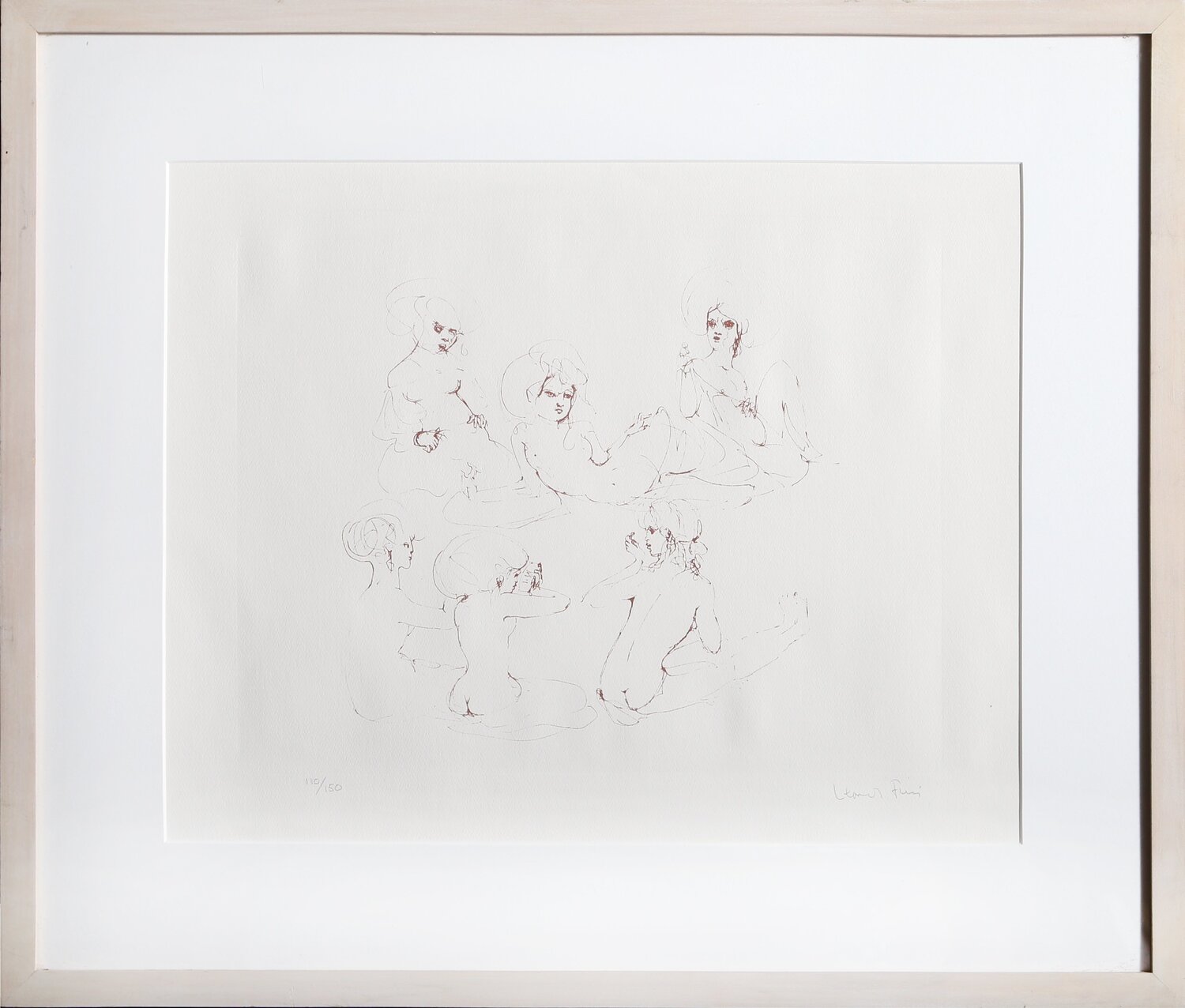 Six Nudes Leonor Fini Druck zu verkaufen