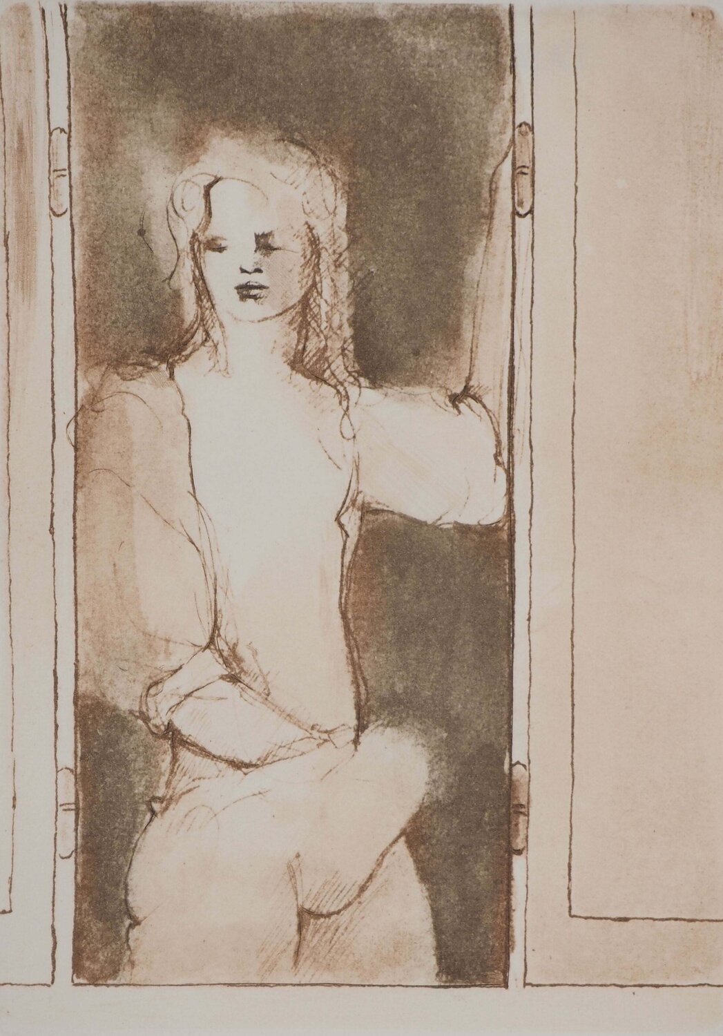 Au réveil Leonor Fini Print for sale