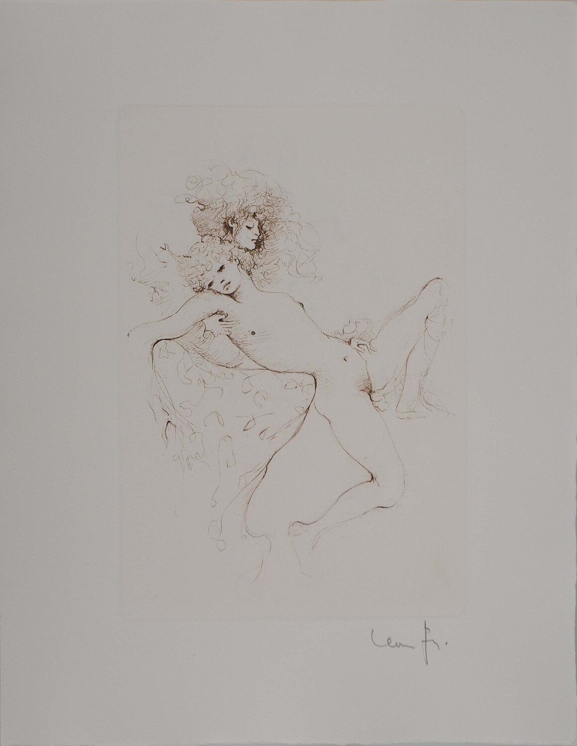 Les amantes Leonor Fini Druck zu verkaufen