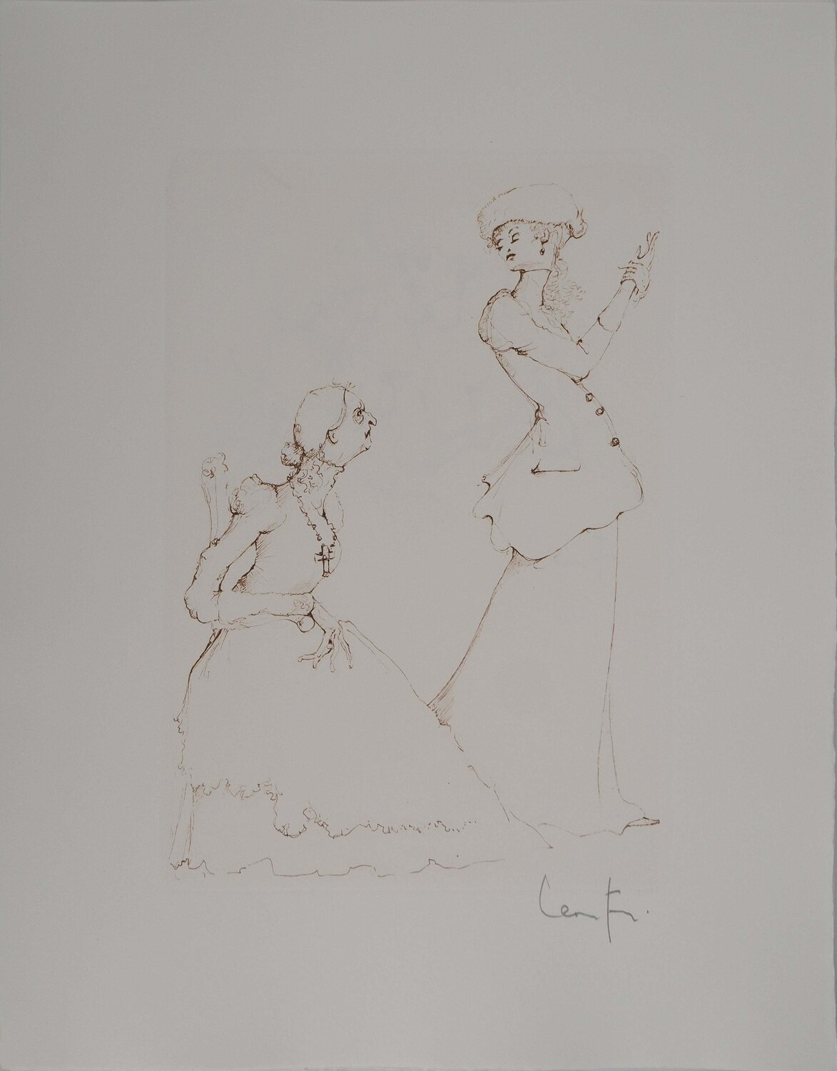 La doyenne Leonor Fini Druck zu verkaufen