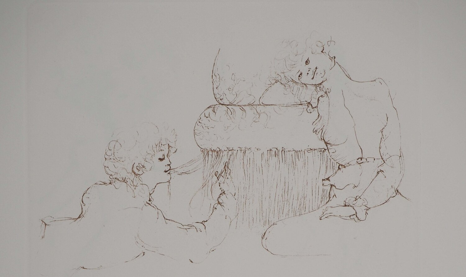 Repos au salon Leonor Fini Print for sale