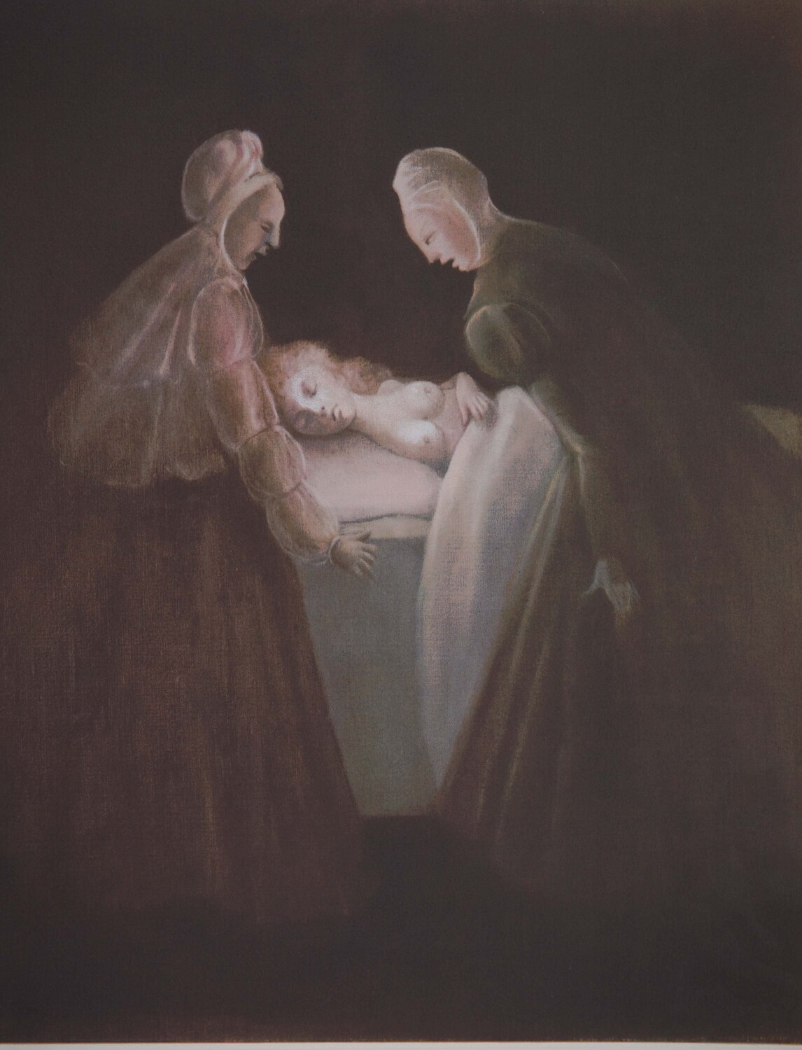 La veillée Leonor Fini Stampa in vendita