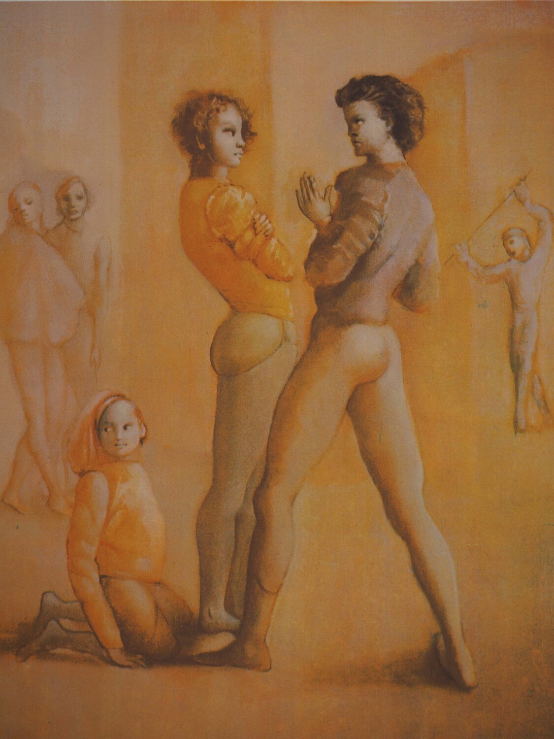 L'affrontement Leonor Fini Afdruk te koop