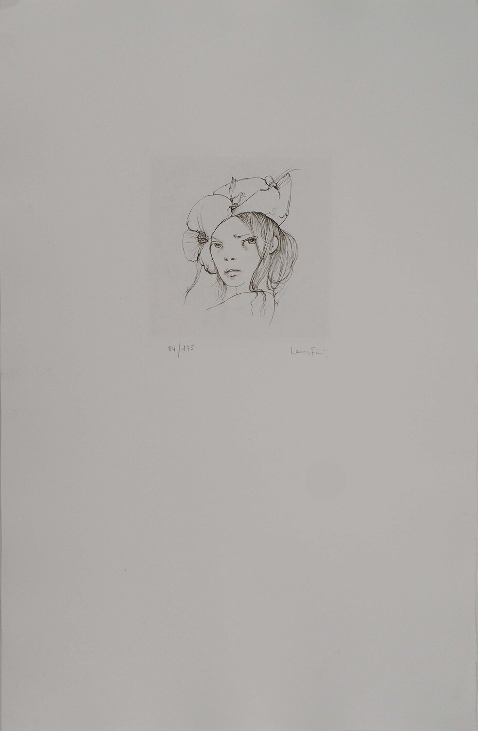 Chapeau en fleurs Leonor Fini Afdruk te koop