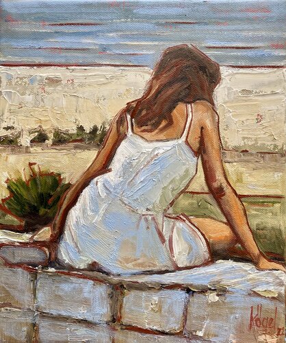 Ein Sommertag in Conil von Özlem Kögel, Malerei kaufen auf Singulart