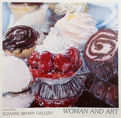 Woman and Art Exhibition Poster by Audrey Flack, 版畫 for Sale on Singulart