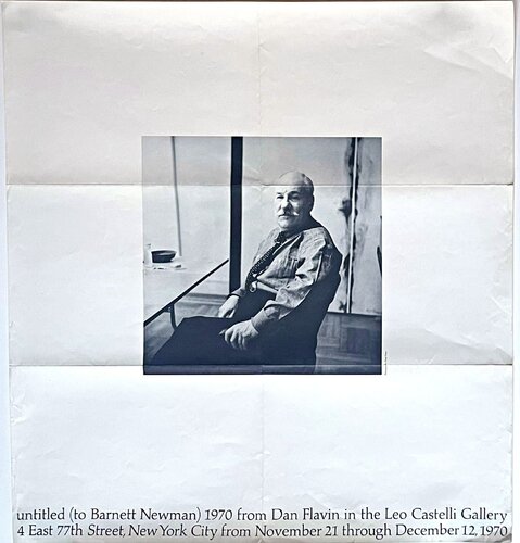Dan Flavin - untitled (to Barnett Newman) from Dan Flavin in the Leo Castelli Gallery par Dan Flavin, Édition en vente sur Singulart
