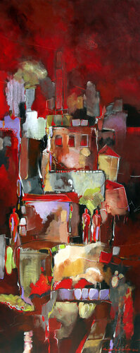 Dark Diamonds by Margarita Lypiridou, Painting for Sale on Singulart