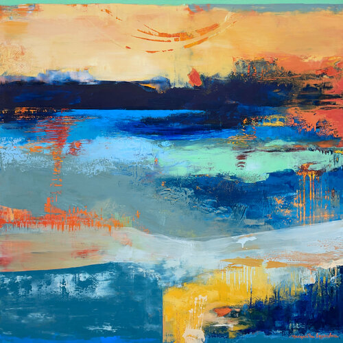 Les secrets de la mer par Margarita Lypiridou, Peinture en vente sur Singulart