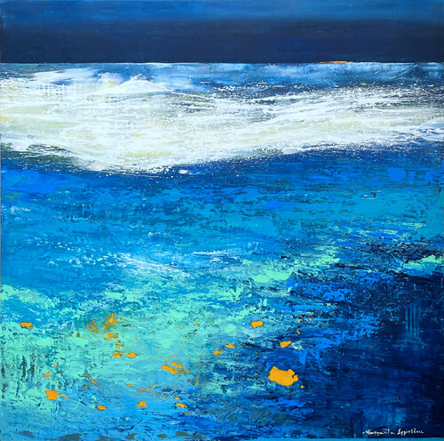 To Catch A Wave par Margarita Lypiridou, Peinture en vente sur Singulart