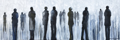 White Rain van Margarita Lypiridou, Schilderij te koop op Singulart
