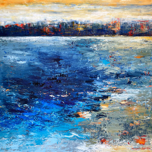 Horizon par Margarita Lypiridou, Peinture en vente sur Singulart