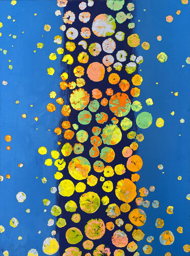 Summer Flakes par Margarita Lypiridou, Peinture en vente sur Singulart