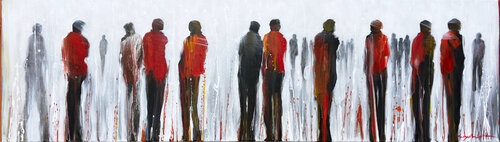 Tender Whispers di Margarita Lypiridou, Pittura in vendita su Singulart