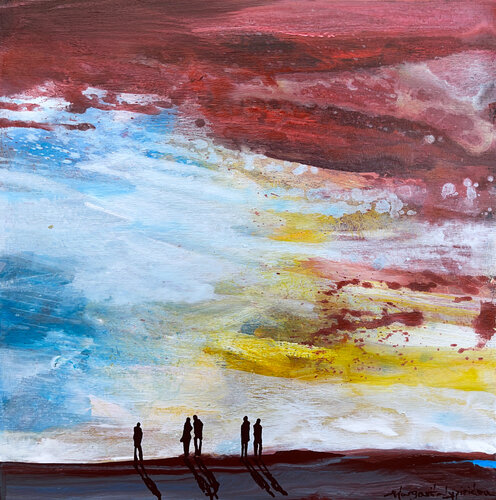 Quiet Turbulence par Margarita Lypiridou, Peinture en vente sur Singulart