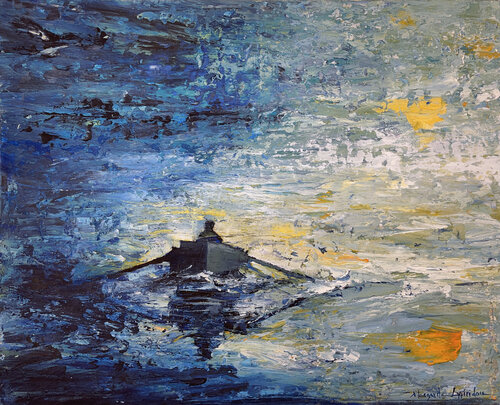 Not Lost At Sea by Margarita Lypiridou, Painting for Sale on Singulart