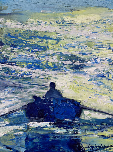 Half Note par Margarita Lypiridou, Peinture en vente sur Singulart