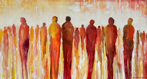 Go On Then! by Margarita Lypiridou, Painting for Sale on Singulart
