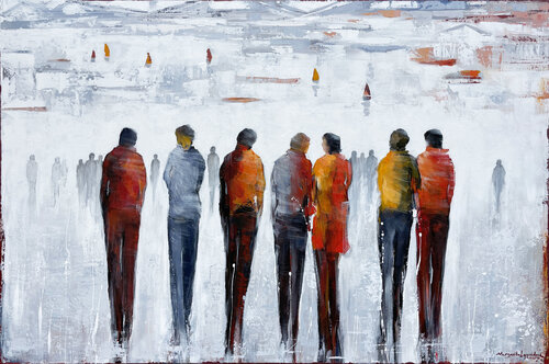 Behold The Moment di Margarita Lypiridou, Pittura in vendita su Singulart