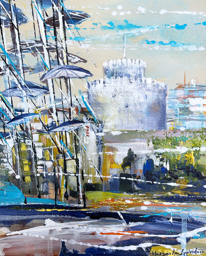 Art And History par Margarita Lypiridou, Peinture en vente sur Singulart