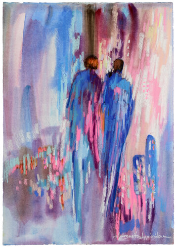 It Was A Match by Margarita Lypiridou, Work on Paper for Sale on Singulart