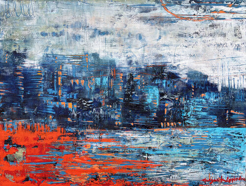 Cool Waves di Margarita Lypiridou, Pittura in vendita su Singulart