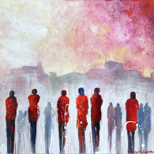 Under The Spring Sky par Margarita Lypiridou, Peinture en vente sur Singulart