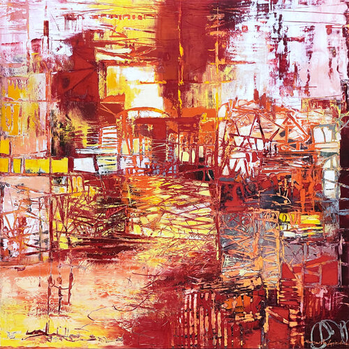 Levels Of Existence di Margarita Lypiridou, Pittura in vendita su Singulart