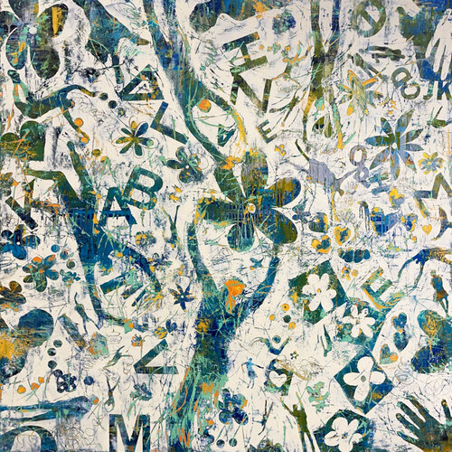 Atlas van Margarita Lypiridou, Schilderij te koop op Singulart