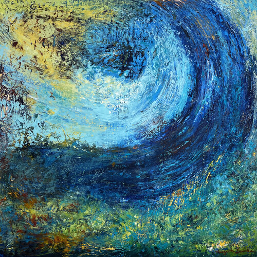 Counting Breaths van Margarita Lypiridou, Schilderij te koop op Singulart