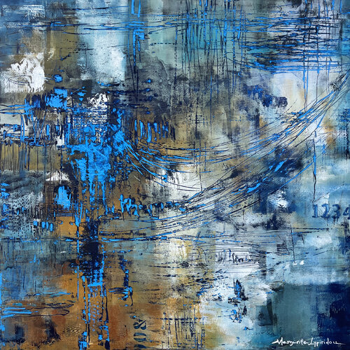 ```First Seconds van Margarita Lypiridou, Schilderij te koop op Singulart
